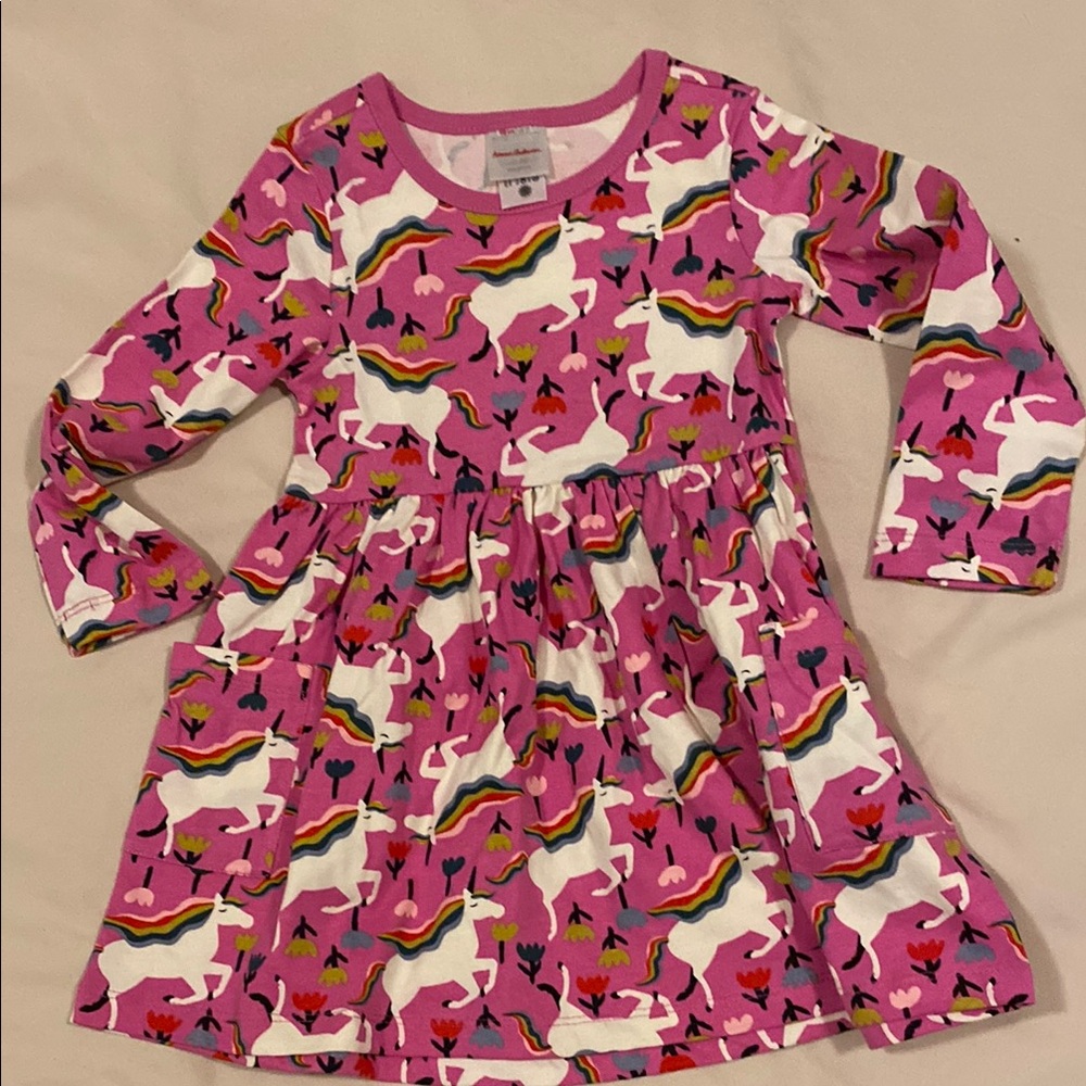 Pink Unicorn Kids Dress